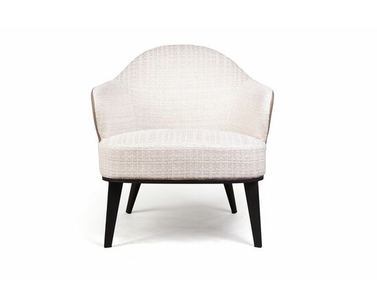 Лаунж кресло Leslie рогожка комби бежевый, изображение 4 | Интернет магазин мебели и декора LifeDekor