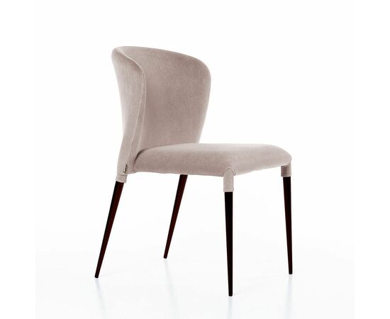 Стул Albert (Альберт), бархат пепельно-бежевый 25 | Интернет магазин мебели и декора LifeDekor