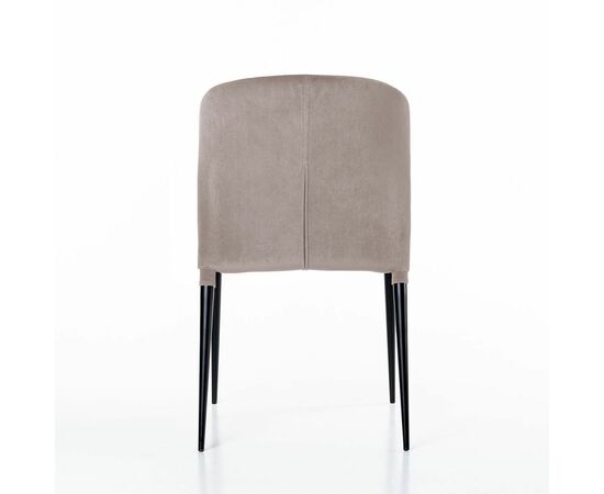 Стул Albert (Альберт), бархат пепельно-бежевый 25, изображение 5 | Интернет магазин мебели и декора LifeDekor