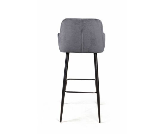 Стул барный Robert, бархат светло-серый 26, изображение 5 | Интернет магазин мебели и декора LifeDekor