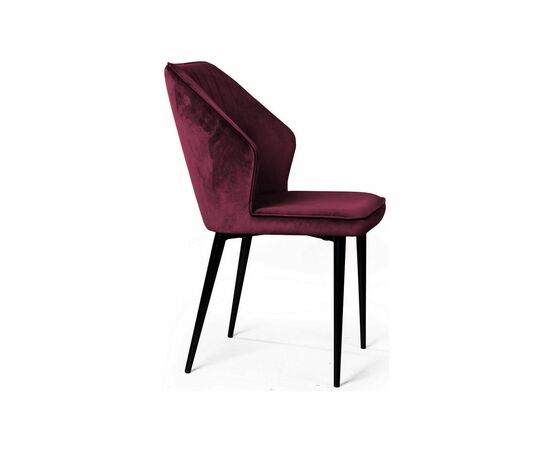 Стул Berg, бархат винно-красный 16 new, изображение 3 | Интернет магазин мебели и декора LifeDekor