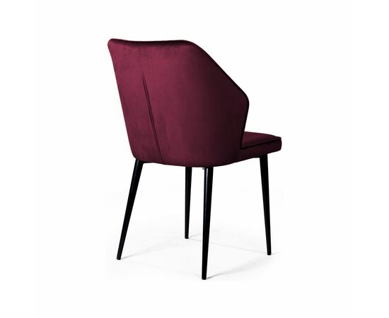 Стул Berg, бархат винно-красный 16 new, изображение 4 | Интернет магазин мебели и декора LifeDekor