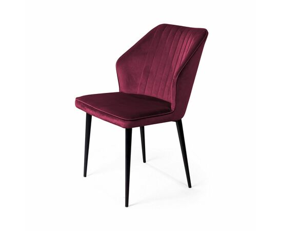 Стул Berg, бархат винно-красный 16 new, изображение 5 | Интернет магазин мебели и декора LifeDekor