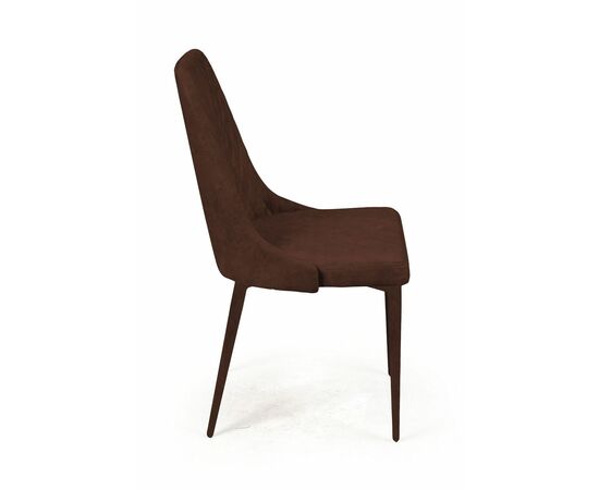 Стул CONNOR LUXE, бархат коричневый 12/конус, изображение 4 | Интернет магазин мебели и декора LifeDekor