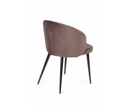 Стул Mont Blanc, бархат антрацит 14 / черный конус, изображение 9 | Интернет магазин мебели и декора LifeDekor