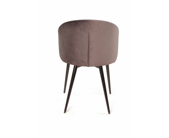 Стул Mont Blanc, бархат антрацит 14 / черный конус, изображение 10 | Интернет магазин мебели и декора LifeDekor