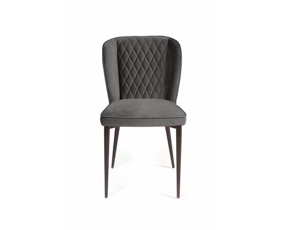 Стул Next, бархат антрацит 14, изображение 2 | Интернет магазин мебели и декора LifeDekor