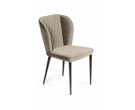 Стул Next, бархат пепельно-бежевый 25 | Интернет магазин мебели и декора LifeDekor