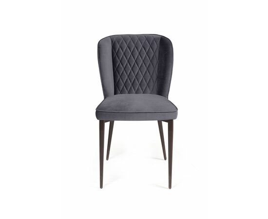 Стул Next, бархат серый 27, изображение 2 | Интернет магазин мебели и декора LifeDekor