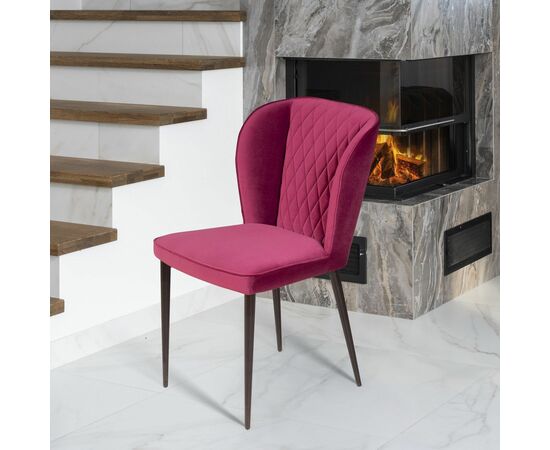 Стул Next, бархат винно-красный 16 new, изображение 5 | Интернет магазин мебели и декора LifeDekor