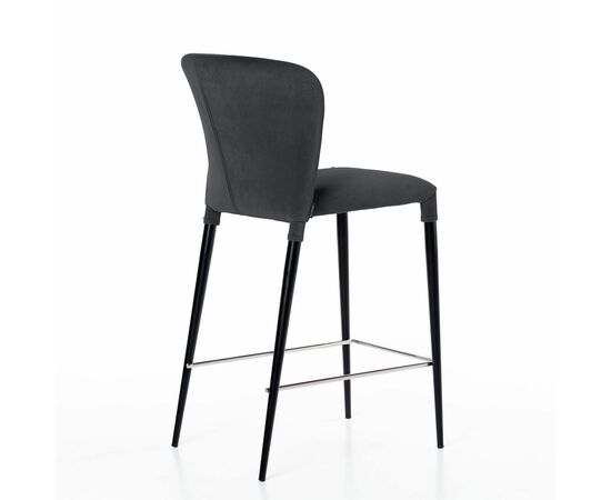 Стул полубарный Albert, бархат 03 /опора конус, изображение 6 | Интернет магазин мебели и декора LifeDekor