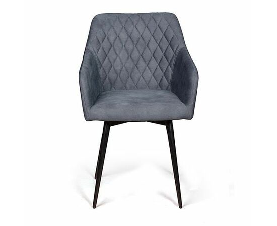 Стул Robert поворотный 90 градусов, функция возврата, антишум, замша apache темно серый, изображение 4 | Интернет магазин мебели и декора LifeDekor