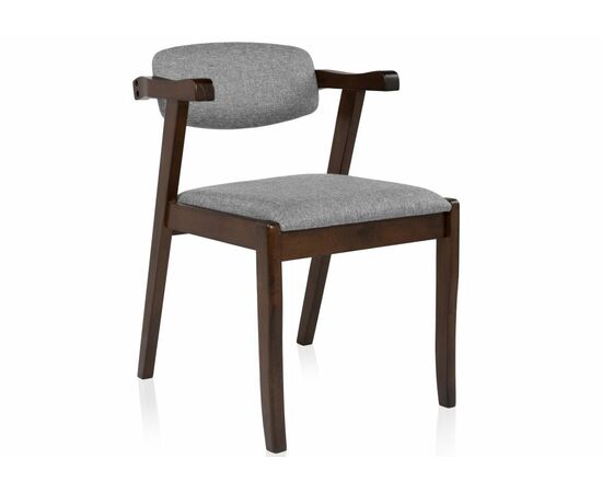 Стул деревянный Fit cappuccino / grey | Интернет магазин мебели и декора LifeDekor