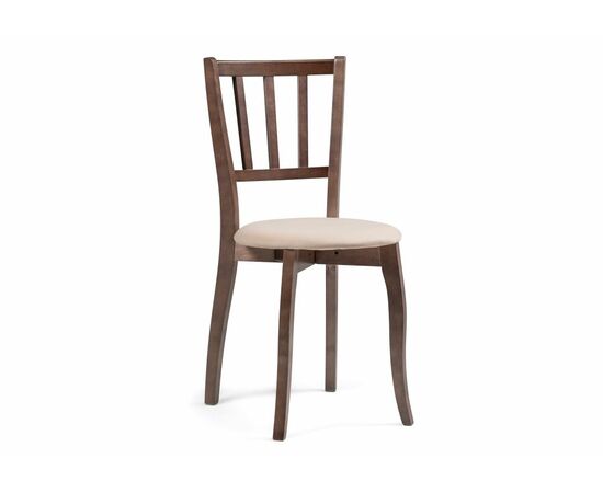 Стул деревянный Айра орех / ткань 130 | Интернет магазин мебели и декора LifeDekor