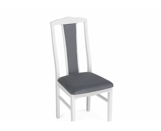 Стул деревянный Гроджин белый / ткань 996, изображение 5 | Интернет магазин мебели и декора LifeDekor