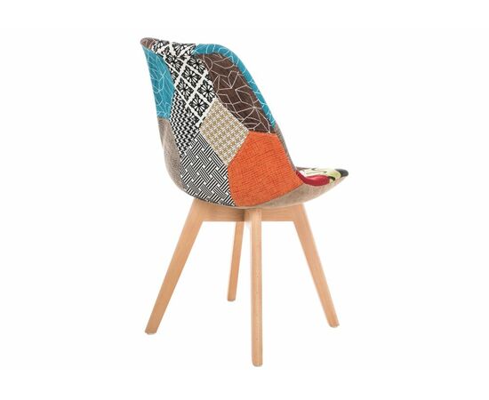 Стул деревянный Mille fabric multicolor, изображение 7 | Интернет магазин мебели и декора LifeDekor