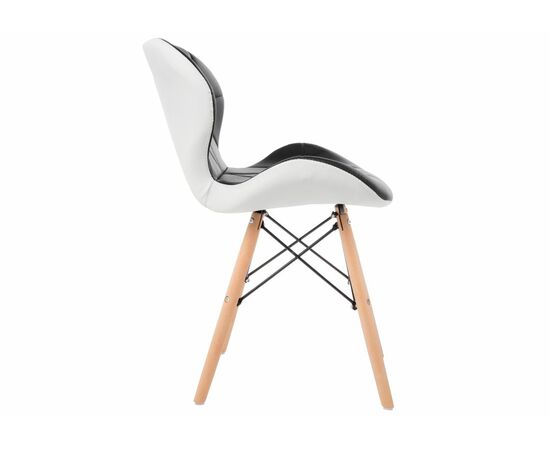 Стул деревянный PC-027 black / white, изображение 2 | Интернет магазин мебели и декора LifeDekor