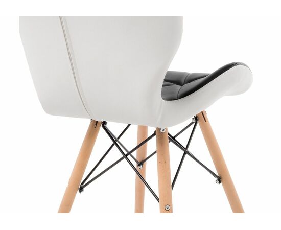 Стул деревянный PC-027 black / white, изображение 7 | Интернет магазин мебели и декора LifeDekor