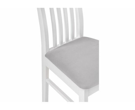 Стул деревянный Рейнир серый / белый, изображение 6 | Интернет магазин мебели и декора LifeDekor
