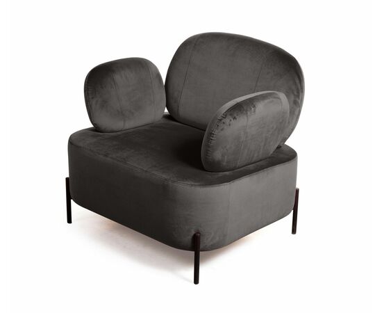 Кресло Dandy, бархат антрацит 14, изображение 5 | Интернет магазин мебели и декора LifeDekor