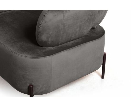 Кресло Dandy, бархат антрацит 14, изображение 6 | Интернет магазин мебели и декора LifeDekor