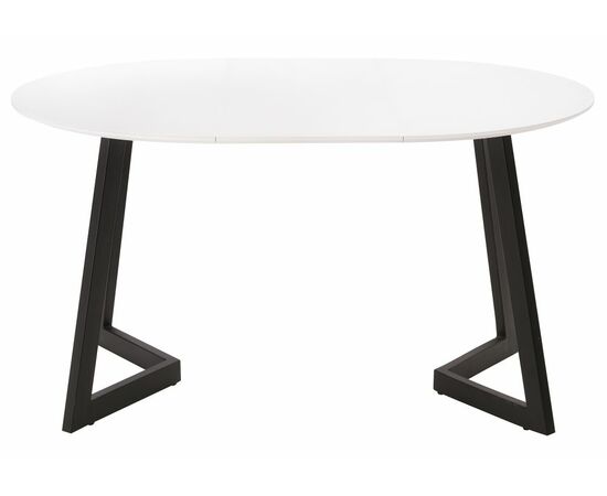 Стол Алингсос белая шагрень / белый, изображение 3 | Интернет магазин мебели и декора LifeDekor