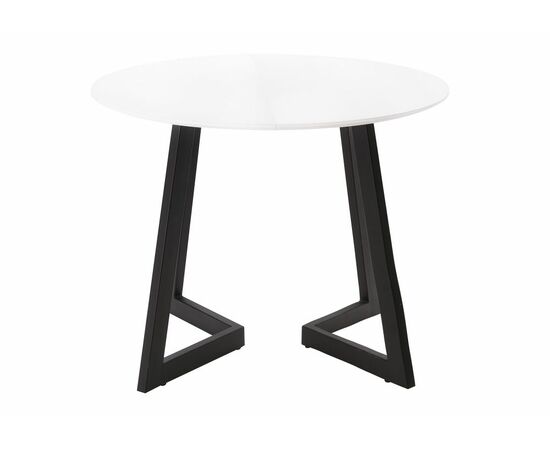 Стол Алингсос белая шагрень / белый, изображение 5 | Интернет магазин мебели и декора LifeDekor