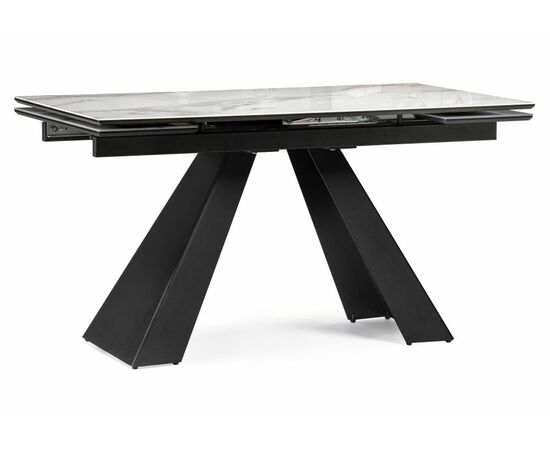 Стол Торвальд белый мрамор / черный | Интернет магазин мебели и декора LifeDekor