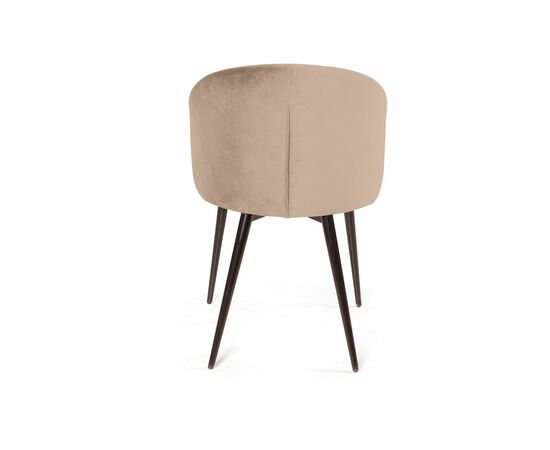 Стул Mont Blanc, бархат бежевый 5 / черный конус, изображение 8 | Интернет магазин мебели и декора LifeDekor