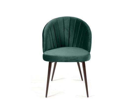 Стул Mont Blanc, бархат изумрудный 87 / черный конус, изображение 2 | Интернет магазин мебели и декора LifeDekor