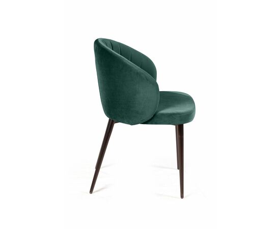 Стул Mont Blanc, бархат изумрудный 87 / черный конус, изображение 7 | Интернет магазин мебели и декора LifeDekor