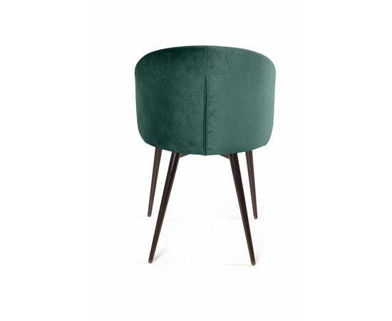 Стул Mont Blanc, бархат изумрудный 87 / черный конус, изображение 6 | Интернет магазин мебели и декора LifeDekor