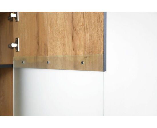 Шкаф-витрина Виртон-21, Дуб крафт золотой, изображение 3 | Интернет магазин мебели и декора LifeDekor