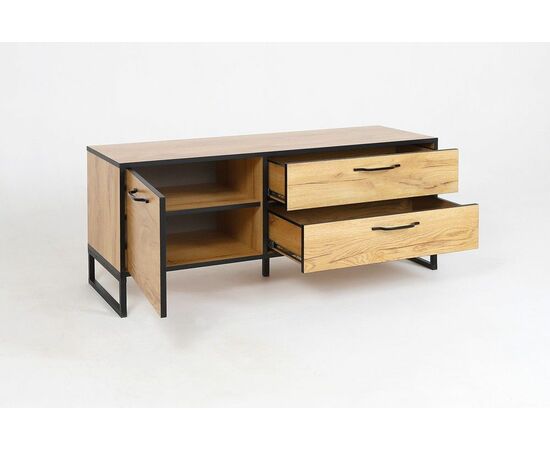 Тумба ТВ Виртон-1,  Дуб крафт золотой, изображение 3 | Интернет магазин мебели и декора LifeDekor