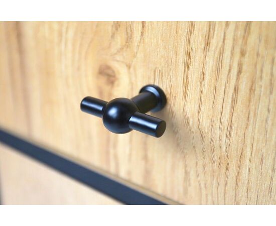 Стеллаж Берген-3, Дуб крафт золотой/Черный, изображение 6 | Интернет магазин мебели и декора LifeDekor