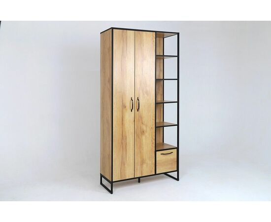 Шкаф Виртон-2, Дуб крафт золотой | Интернет магазин мебели и декора LifeDekor