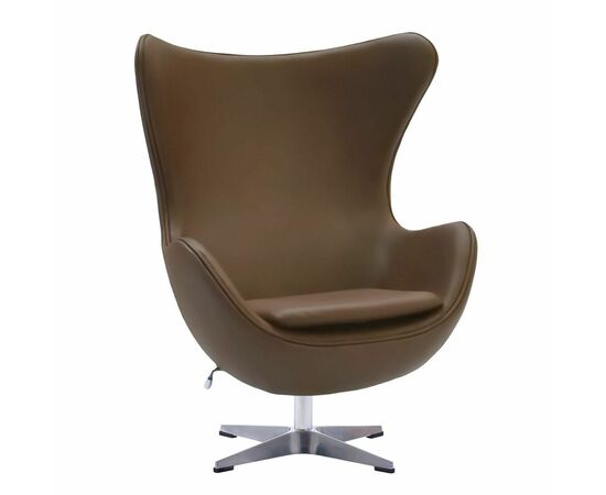 Кресло EGG STYLE CHAIR коричневый | Интернет магазин мебели и декора LifeDekor