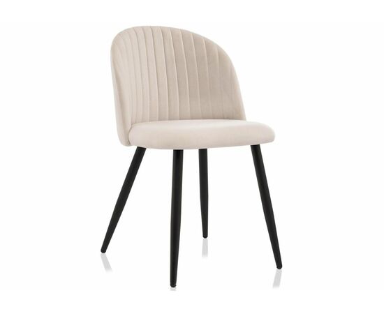 Стул Gabi 1 beige / black | Интернет магазин мебели и декора LifeDekor
