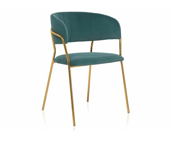 Стул Kamelia green / gold | Интернет магазин мебели и декора LifeDekor