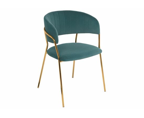 Стул Kamelia green / gold, изображение 9 | Интернет магазин мебели и декора LifeDekor