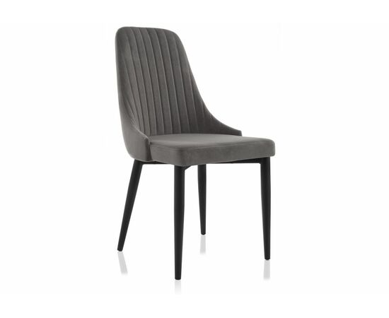 Стул Kora dark gray / black | Интернет магазин мебели и декора LifeDekor