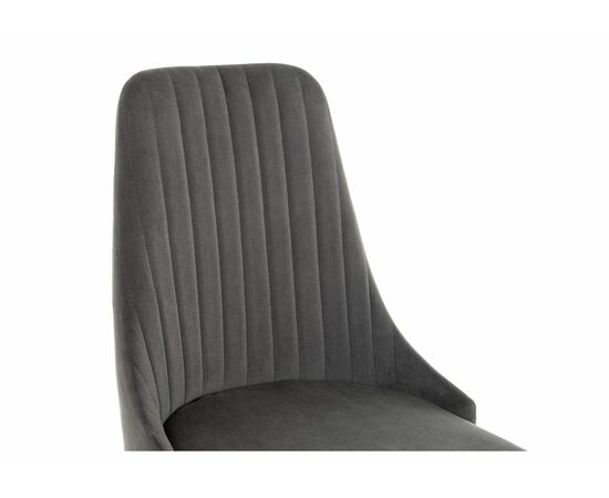 Стул Kora dark gray / black, изображение 6 | Интернет магазин мебели и декора LifeDekor
