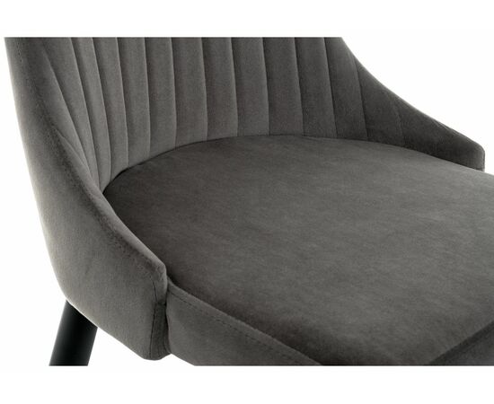 Стул Kora dark gray / black, изображение 7 | Интернет магазин мебели и декора LifeDekor