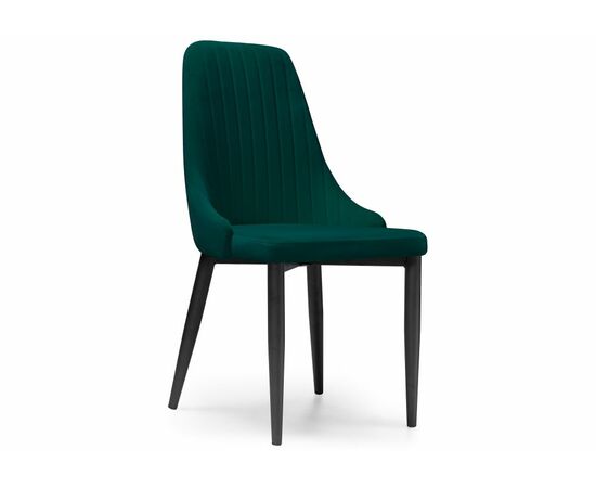 Стул Kora green / black | Интернет магазин мебели и декора LifeDekor