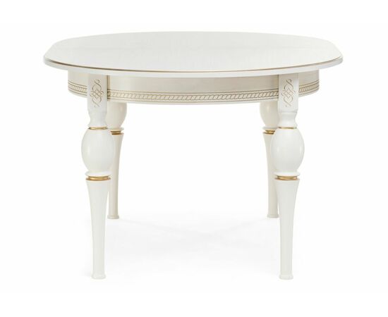 Стол деревянный Авилла молочный / золото, изображение 3 | Интернет магазин мебели и декора LifeDekor