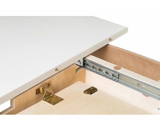 Стол деревянный Авилла молочный / золото, изображение 8 | Интернет магазин мебели и декора LifeDekor