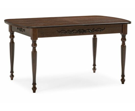 Стол деревянный Бевье орех темный / орех | Интернет магазин мебели и декора LifeDekor