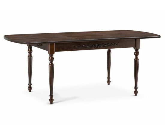 Стол деревянный Бевье орех темный / орех, изображение 2 | Интернет магазин мебели и декора LifeDekor