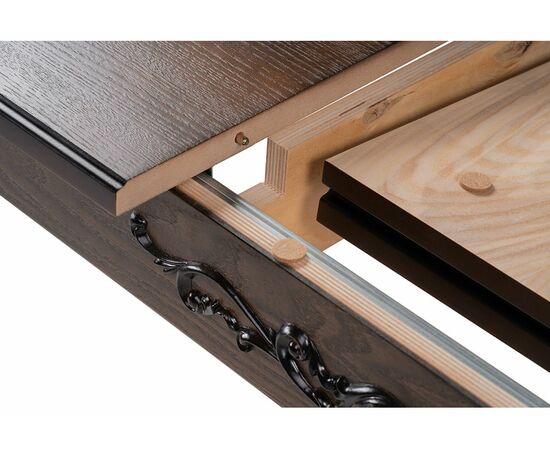 Стол деревянный Бевье орех темный / орех, изображение 5 | Интернет магазин мебели и декора LifeDekor