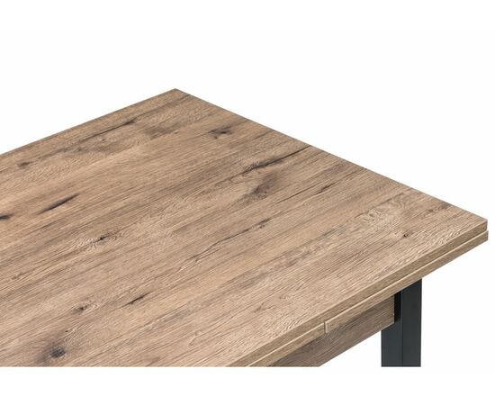 Стол деревянный Форли дуб велингтон / черный матовый, изображение 9 | Интернет магазин мебели и декора LifeDekor